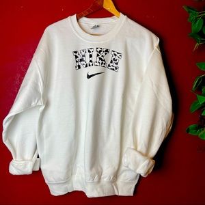 Nike inspired Cow pint crewneck